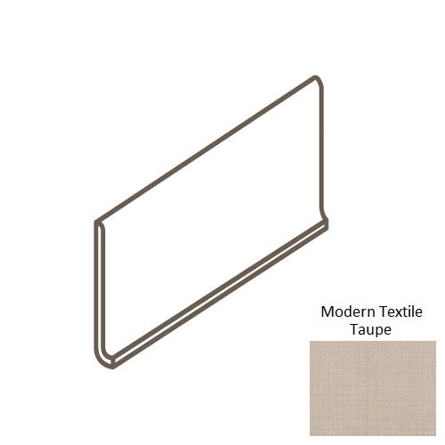Fabric Art Modern Textile Taupe Porcelain Cove Base