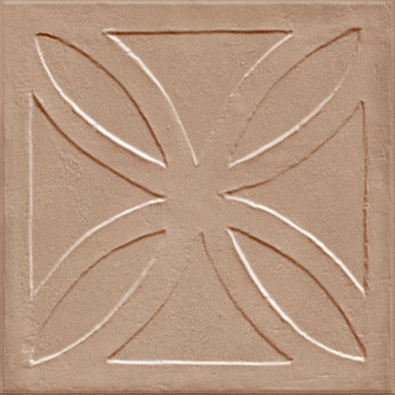 Amuri Struttura 3D Gelosia Cotto Porcelain Tile - Matte - 8" X 8"