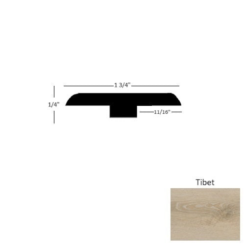 Inception 200 Tibet Luxury Vinyl Moulding / Trim - 94" T Molding - Matte