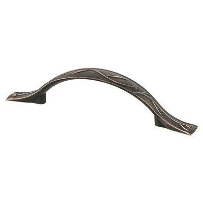 Art Nouveau Zinc Handle Pulls - Verona Bronze