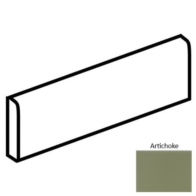 Color Complements Artichoke Ceramic Bullnose Trim