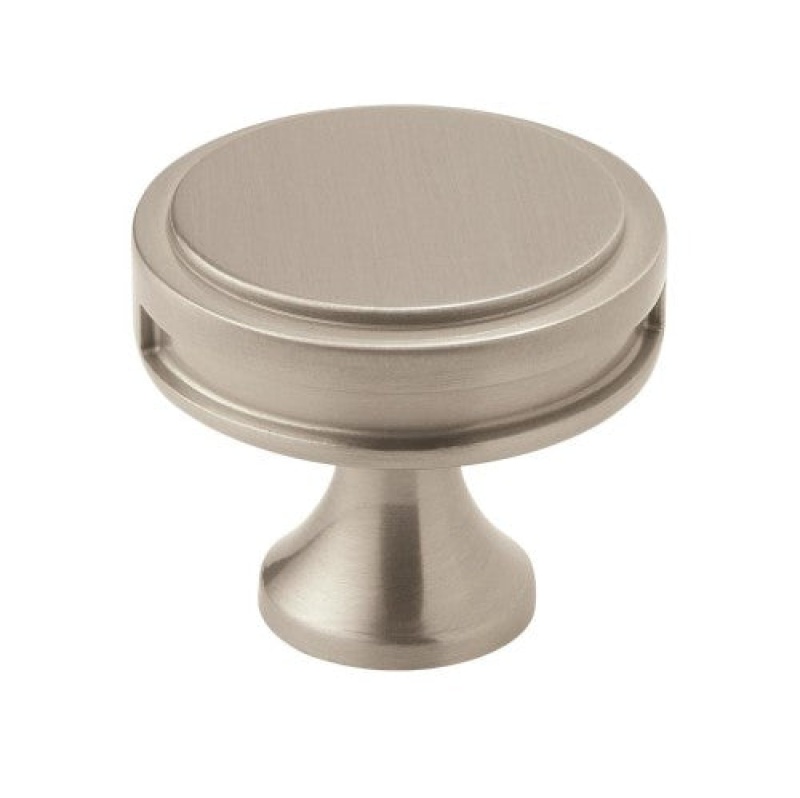 Oberon Zinc Cabinet Knob - Satin Nickel