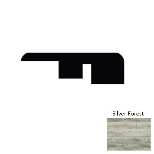 The Creek Silver Forest Luxury Vinyl End Molding
