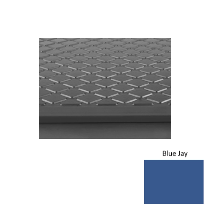 Solid 31 Blue Jay Diamond Rubber Stair Tread - Textured