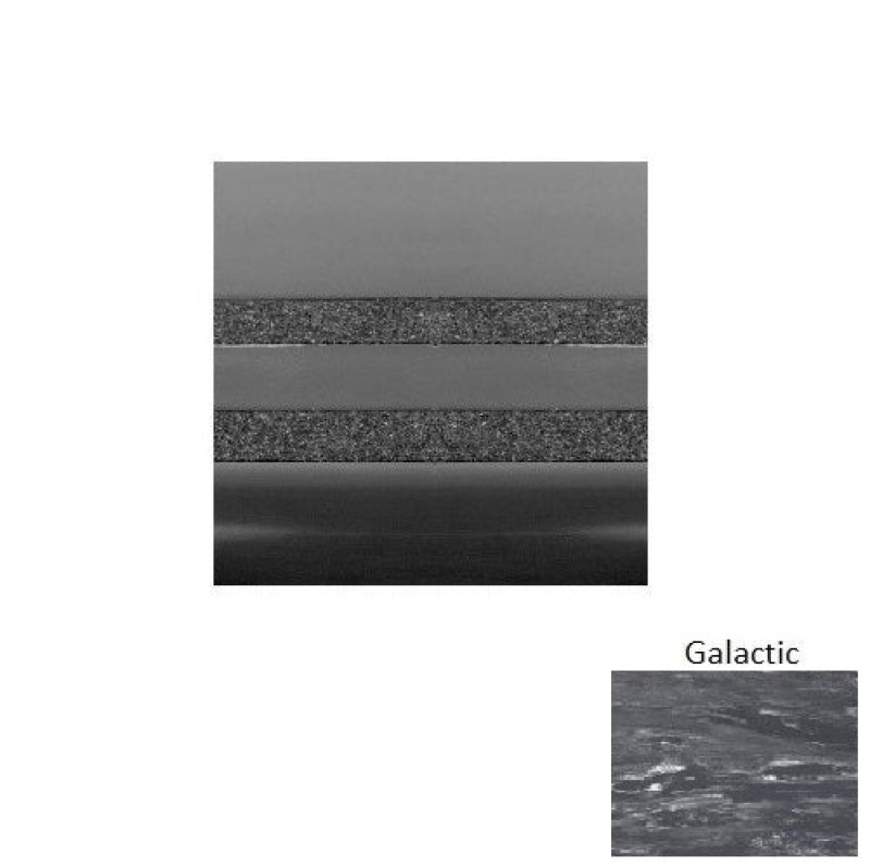 Marbleized Galactic Rubber Stair Tread - Smooth