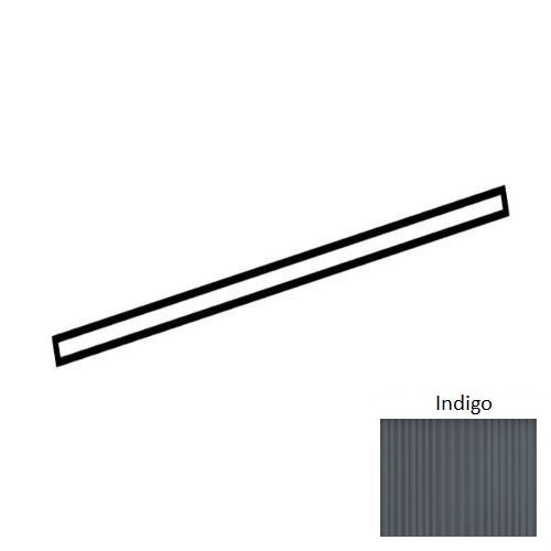 Rhyme And Reason Indigo Ceramic Wall Trim - 1/2" X 12" Jolly - Matte