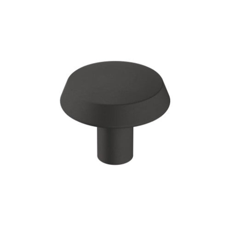 Premise Zinc Cabinet Knob - Matte Black - 1 1/4" (32 Mm) Length