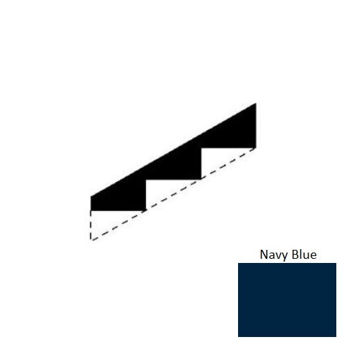 Johnsonite Navy Blue Rubber Moulding / Trim