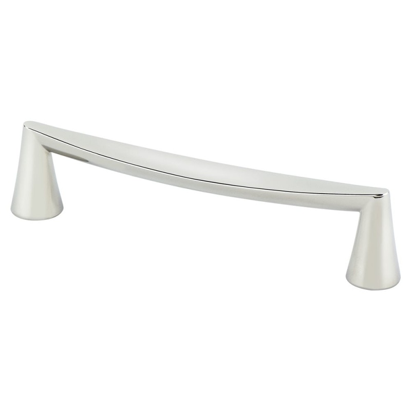 Berenson Domestic Bliss Zinc Handle Pull - Polished Nickel - 5 1/16" (128 Mm) Center To Center