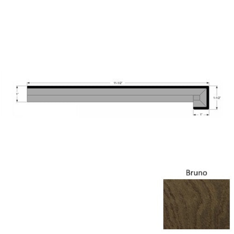 Verano Bruno Hardwood Moulding / Trim Stair Tread