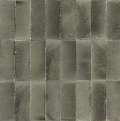 Breeze Grigio Porcelain Tile - Glossy - 2" X 6"