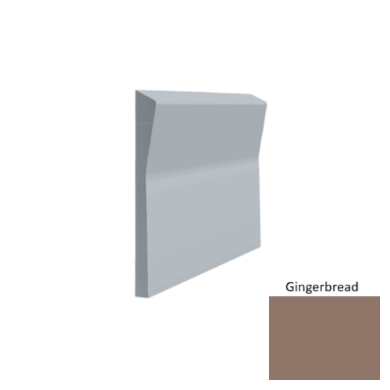 Contours #70 Valiant Gingerbread Rubber Profiled Wall Base - Satin - 4 1/2" X 8 Ft
