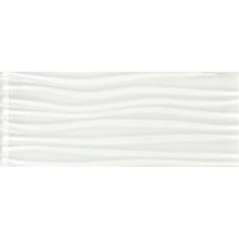 Aquatica Cascades Snow Deco Glass Tile - Glossy - 3" X 6"