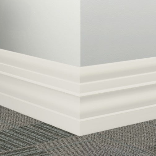 Johnsonite Cotton Rubber Millwork Contoured Wall Base - 6" X 96" X 1/4" Attache - Millwork Contoured Wall Base