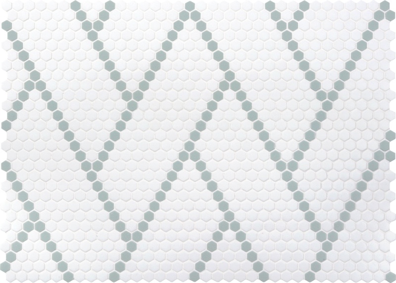 Geometro 2.0 Harmonie Verse Glass Mosaic - Hexagon - Matte