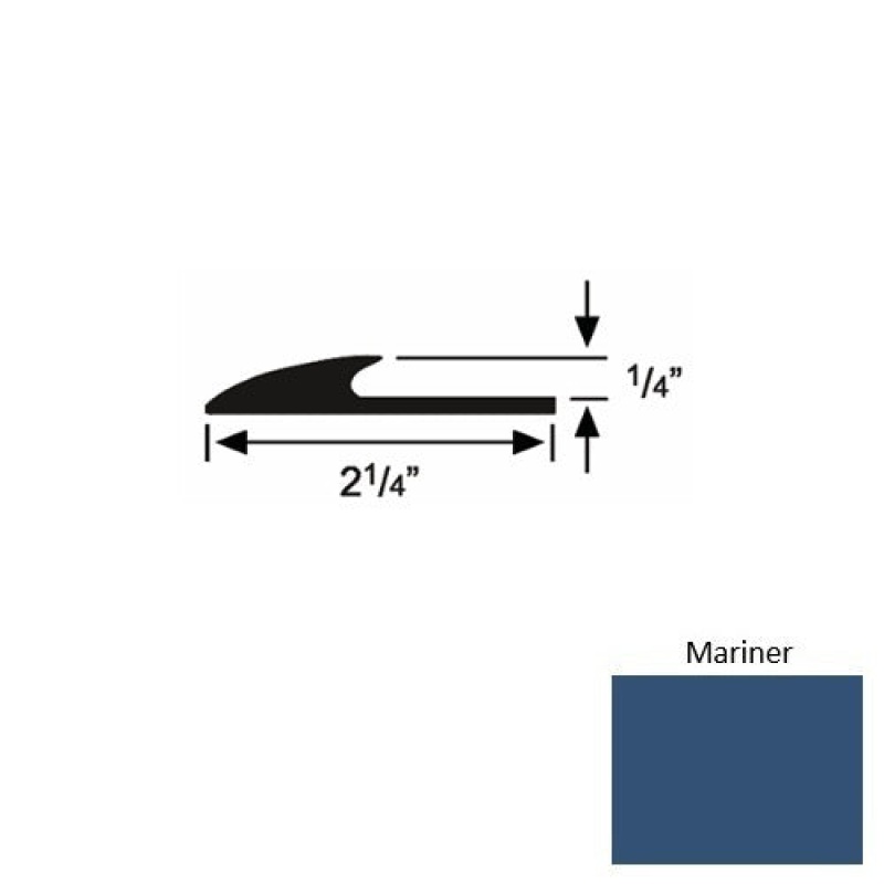 Solid 38 Mariner Rubber Glue Down Carpet Edge