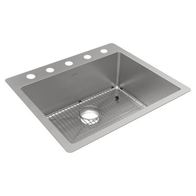 Crosstown Stainless Steel Single Bowl Kitchen Sink