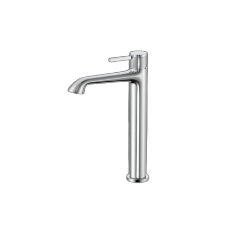 Knobhill Iguazu12 Brass Bathroom Faucet – Single Handle, Chrome