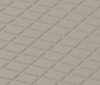 Johnsonite Harvest Time Diamond Solid Color Rubber Tile - Textured - 24" X 24"