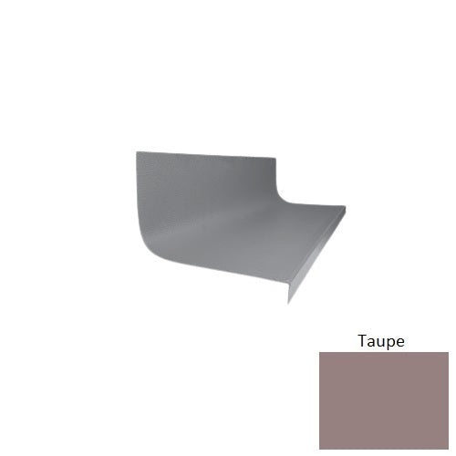 Flextones Taupe Type 1900 Distinct Designs Rubber - 20 3/8" X 72" Stair Tread - Hammered