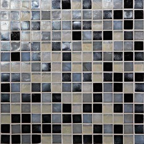 Glass Horizons Baltic Blend Glass Mosaic - 3/4" X 3/4" - Glossy