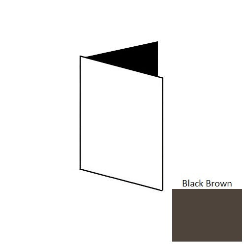 Black Brown Vinyl Moulding / Trim 1/8" x 2 1/2" Outside Corner