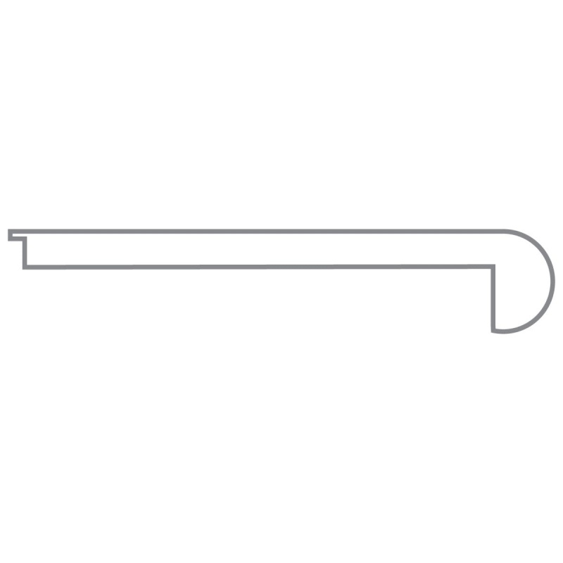 Emcore Windsor Malibu Luxury Vinyl Moulding / Trim - 4" X 94" Flush Stair Nose - Matte & Satin