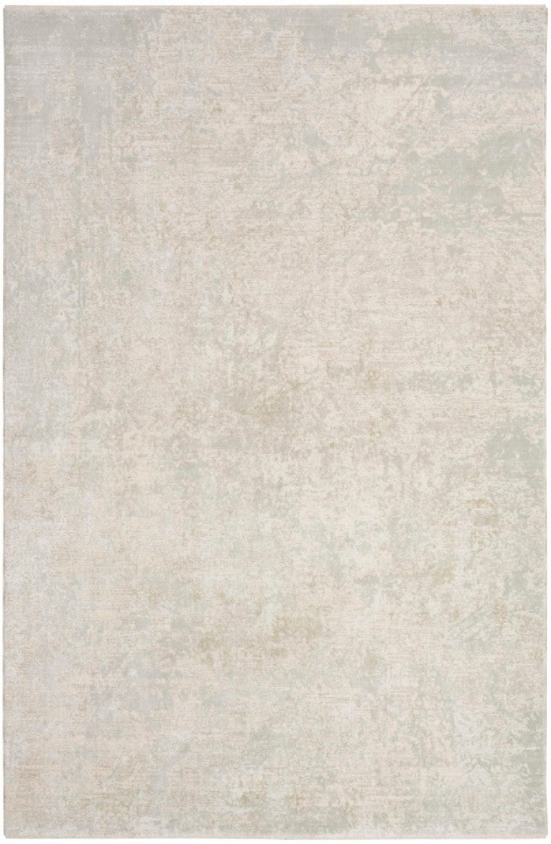 Envy Ivory Grey Evv01 Polypropylene & Polyester Contemporary Area Rug - 5 Ft X 8 Ft - Ivory Grey