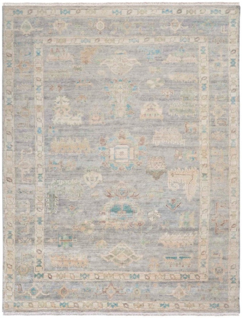 Odessa Grey Multicolor Ods01 Wool Traditional Area Rug - 10 Ft X 14 Ft - Grey Multicolor