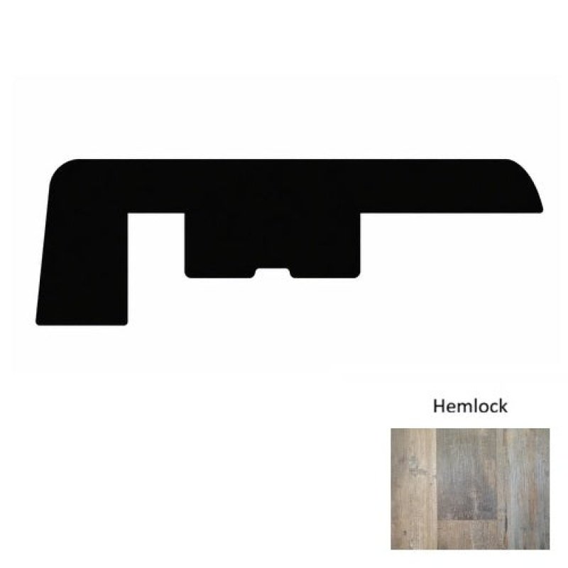1300 Series Hemlock Luxury Vinyl Moulding / Trim - 94" End Cap - Embossed