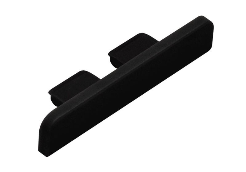 Trep B End Cap Plastic Pvc Tile Edging Trim - Black - 13/32" X 1 1/32"
