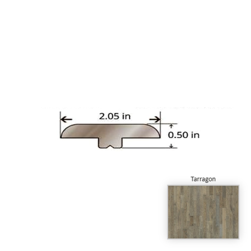Organic Solid Oak Tarragon Hardwood Moulding / Trim - 84.25" T Molding - Nu Oil