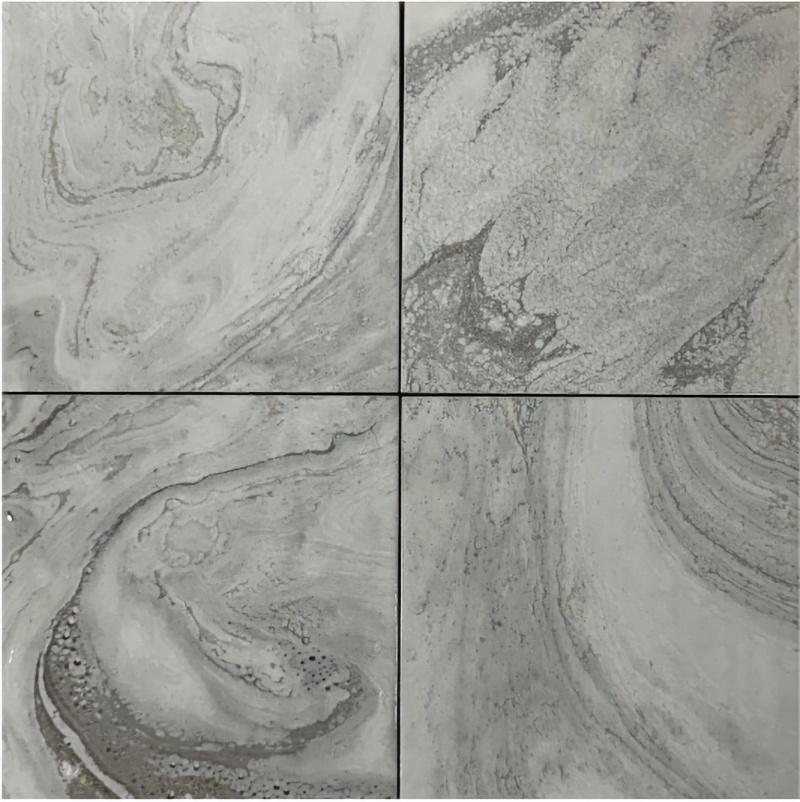 Swirl Pearl Porcelain Tile - Polished - 6" x 6"