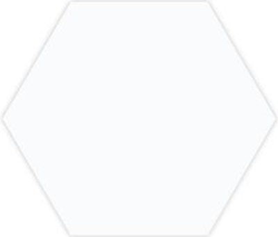 Nusa Plain White Porcelain Tile - Matte - 8.25" x 9.75"