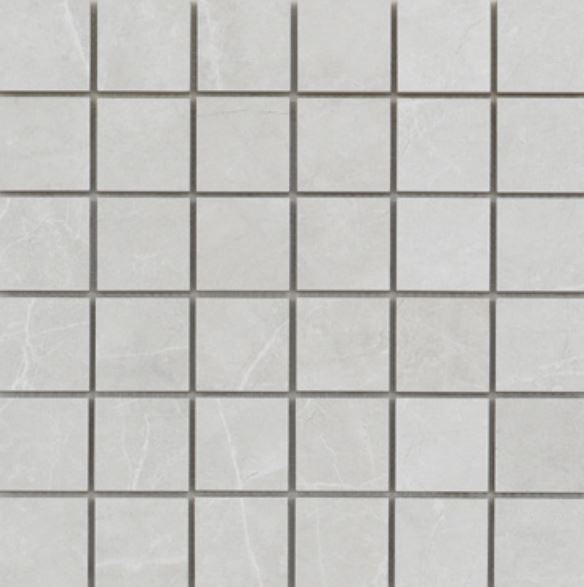Sterlina Silver Porcelain Mosaic - 2" X 2" - Matte