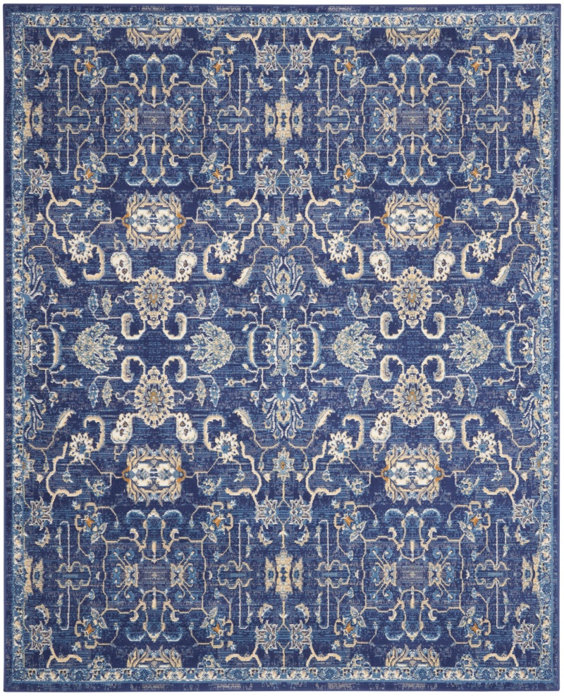 Grafix Navy Vintage Area Rug