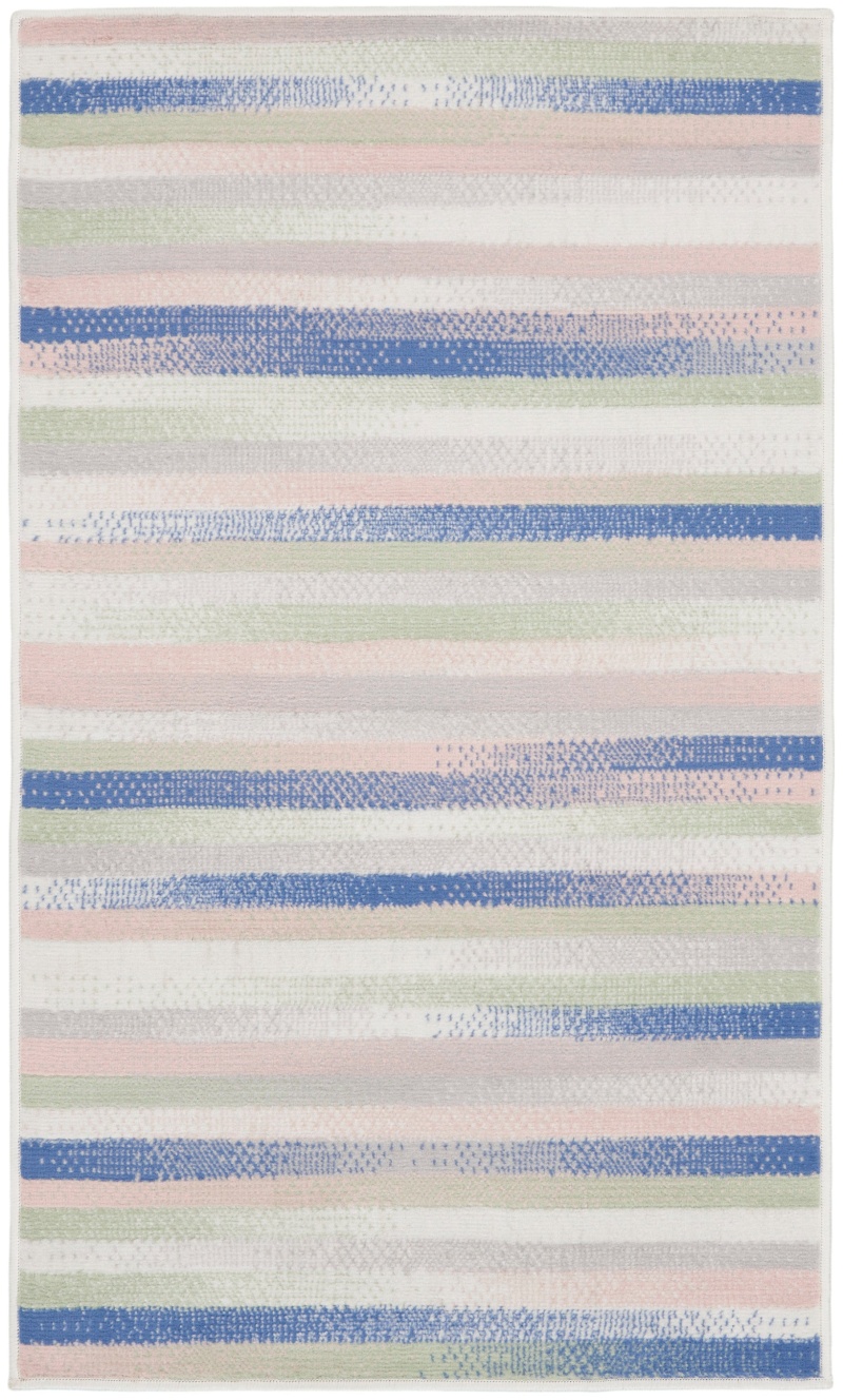 Whimsicle Whs12 Ivory Multicolor Area Rug 3 Ft x 5 Ft