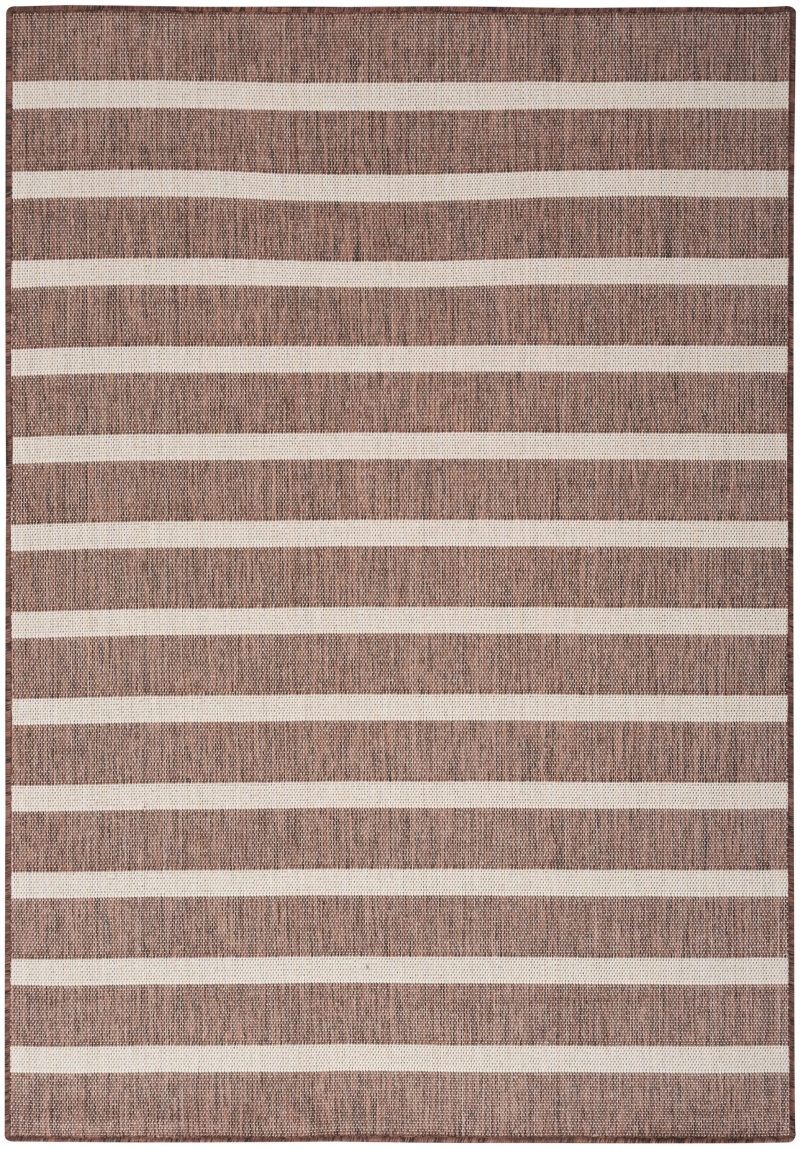 Positano Natural Ivory Modern Area Rug, 6 Ft x 9 Ft