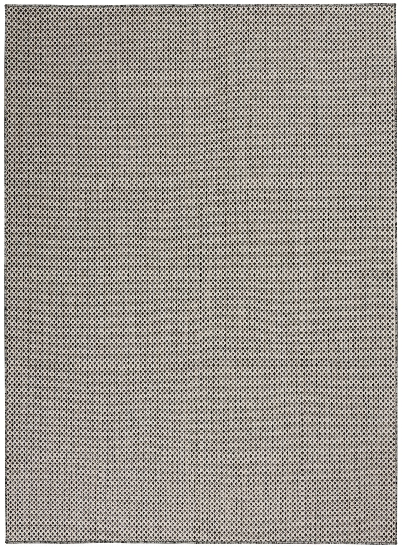 Courtyard Cou01 Ivory / Charcoal Area Rug