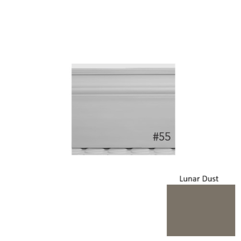 Pinnacle Plus #55 Nobility Lunar Dust Rubber Wall Base