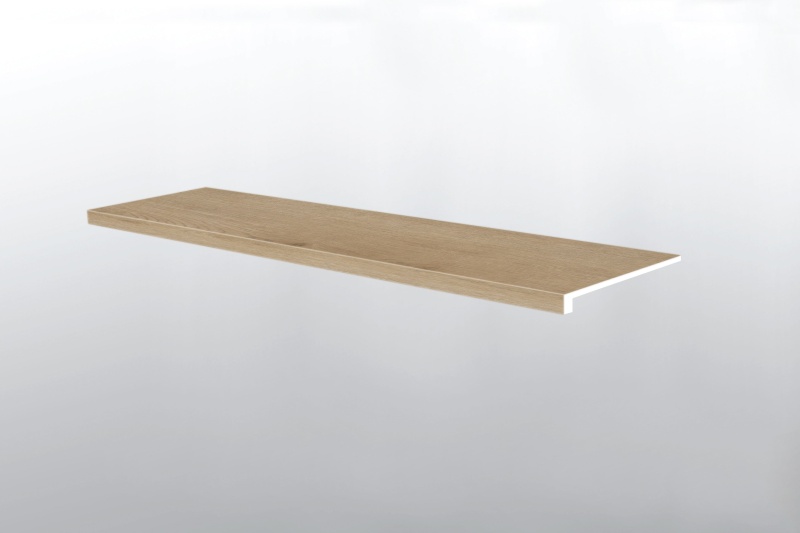 Luxury Vinyl Stair Tread with Eased Edge