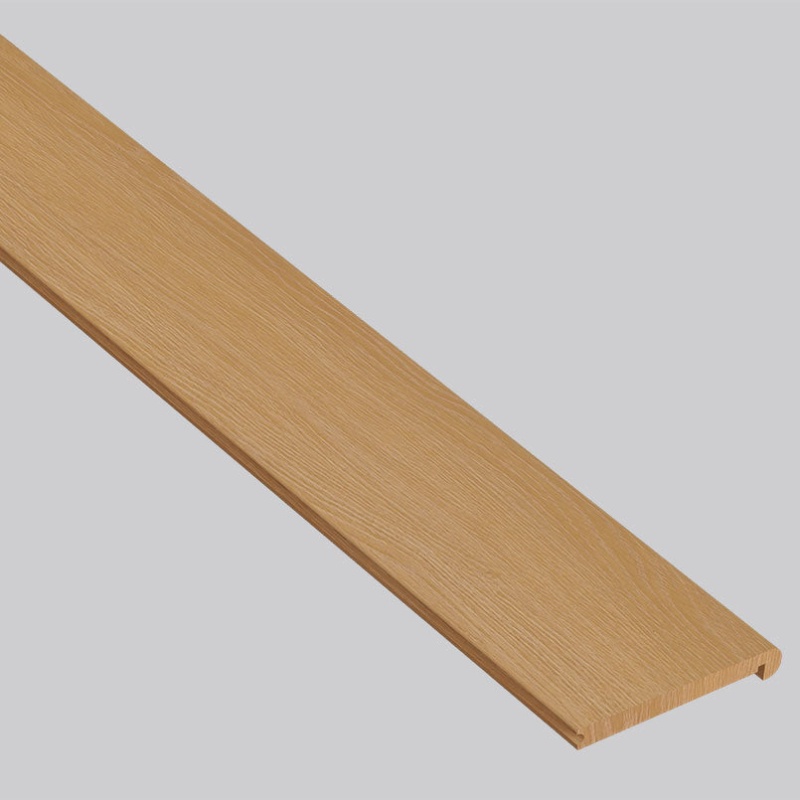 Everlife Lvt Shorecliffs Wallingford Blonde Luxury Vinyl Moulding / Trim - 4.53" X 94" Flush Stair Nose - Low Gloss