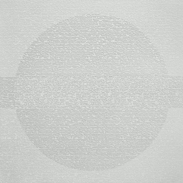 Johnsonite White Round A Bout Circulinity Rubber Tile - Textured - 24" X 24"