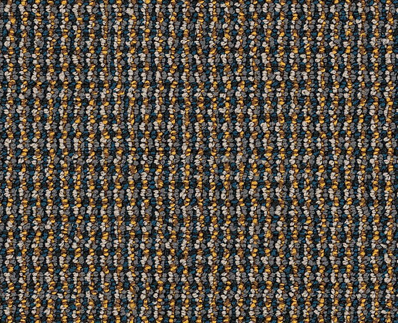 Clearance Sale! Dateline Today Blue / Gold Nylon Carpet - Loop