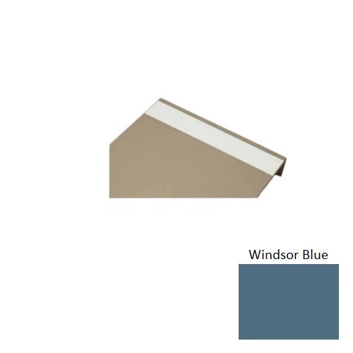 Johnsonite Windsor Blue Hammered Stair Tread with Riser