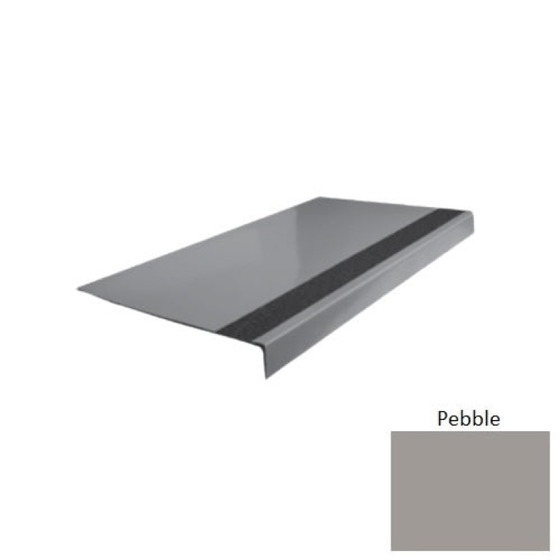 Flextones Pebble Type 170 Distinct Designs Rubber - 12 1/4" X 72" Stair Tread - Smooth