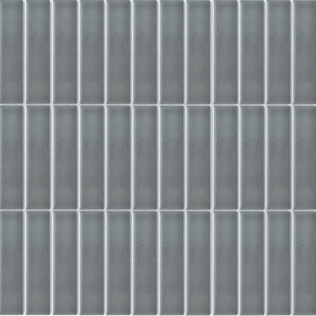 Artisan Dark Ceramic Mosaic - 1" X 4" Stacked - Glossy