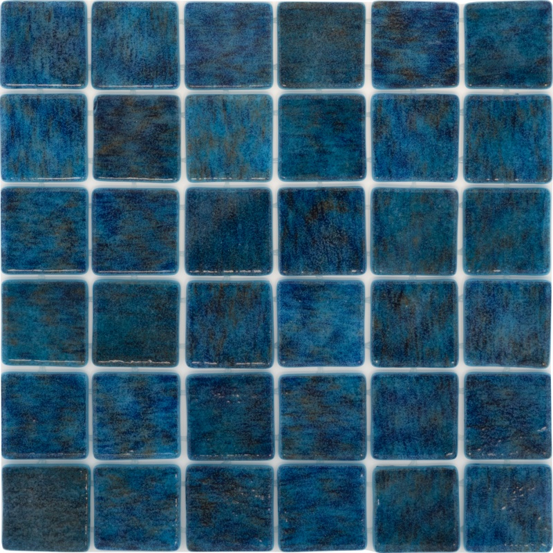 Fusion Zafiro Glass Mosaic - 2" X 2" - Polished