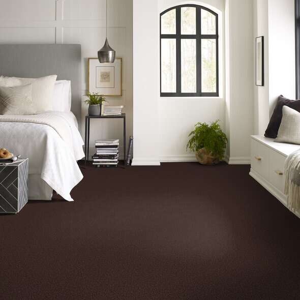 Magic At Last Iii 12' Dark Chocolate Nylon Carpet - Textured