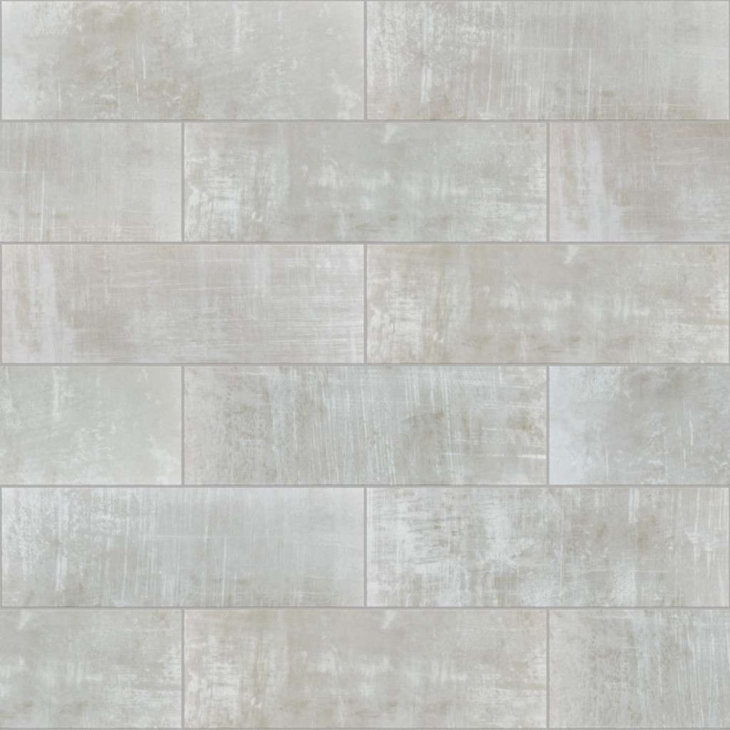 Cosmopolitan Snow Crest Ceramic Tile - Glossy - 4" X 12"